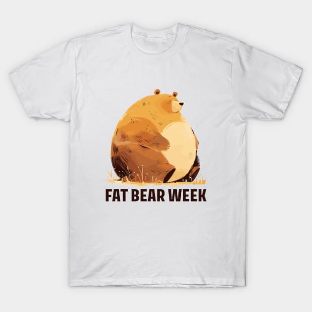Fat Bear Week T-Shirt by aphian
